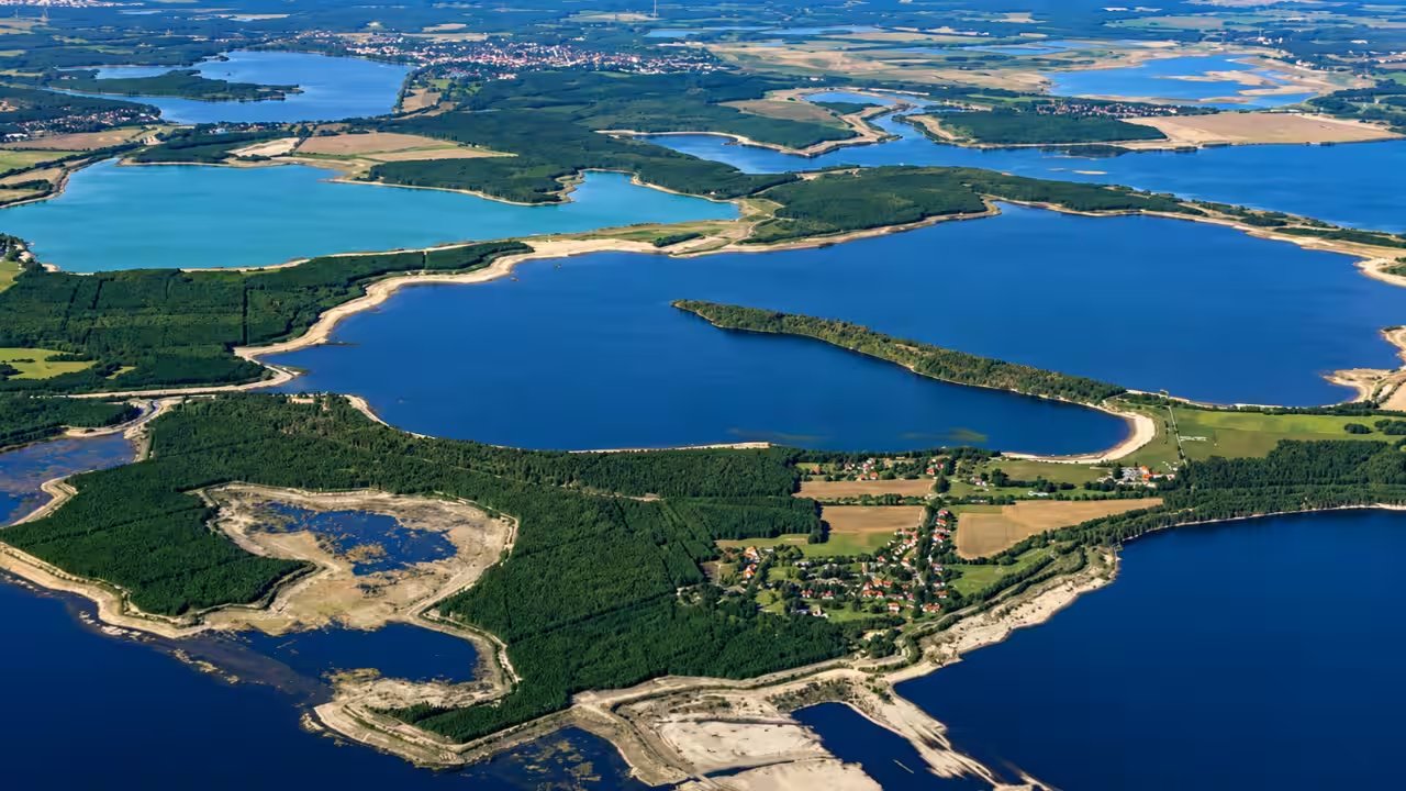 Germany Turns 23 Former Coal Pits into 14,000‑Hectare Lake District
