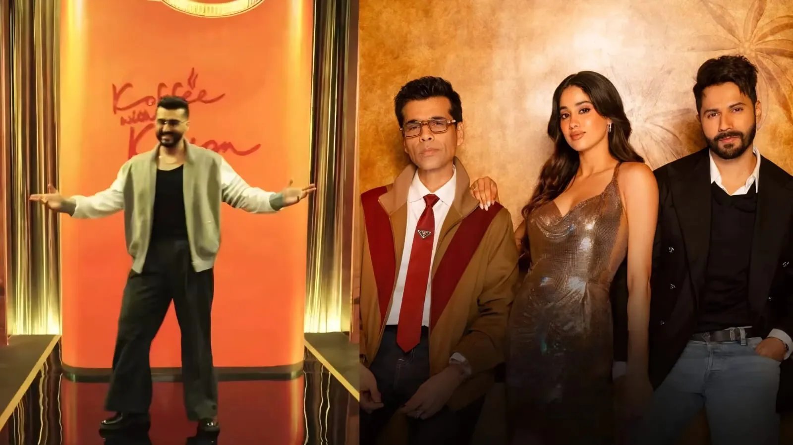 Varun Dhawan, Janhvi Kapoor Clash with Karan Johar in Koffee With Karan Season 9 Promo