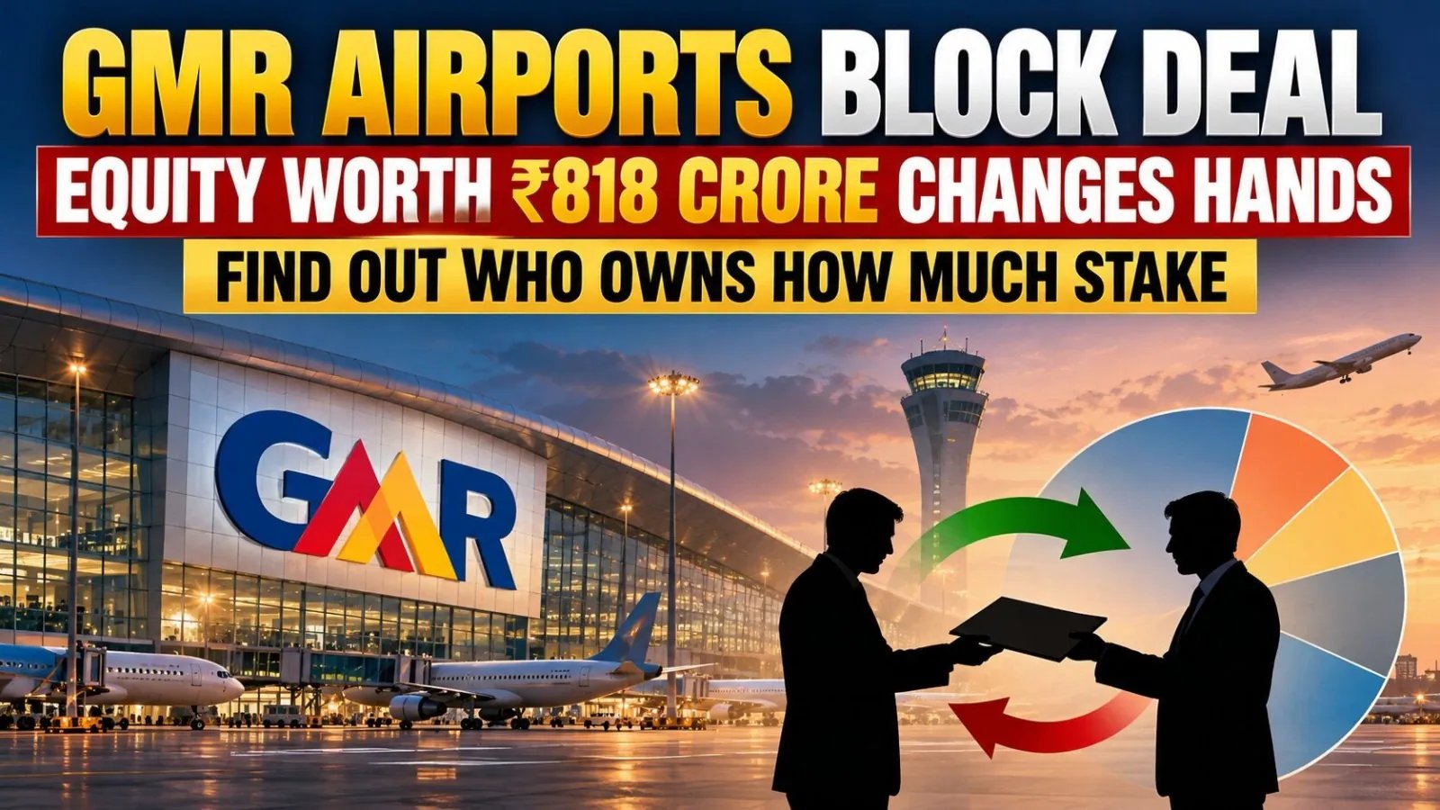 GMR Airports Shares Rise 5% After ₹818 Cr Block Deal