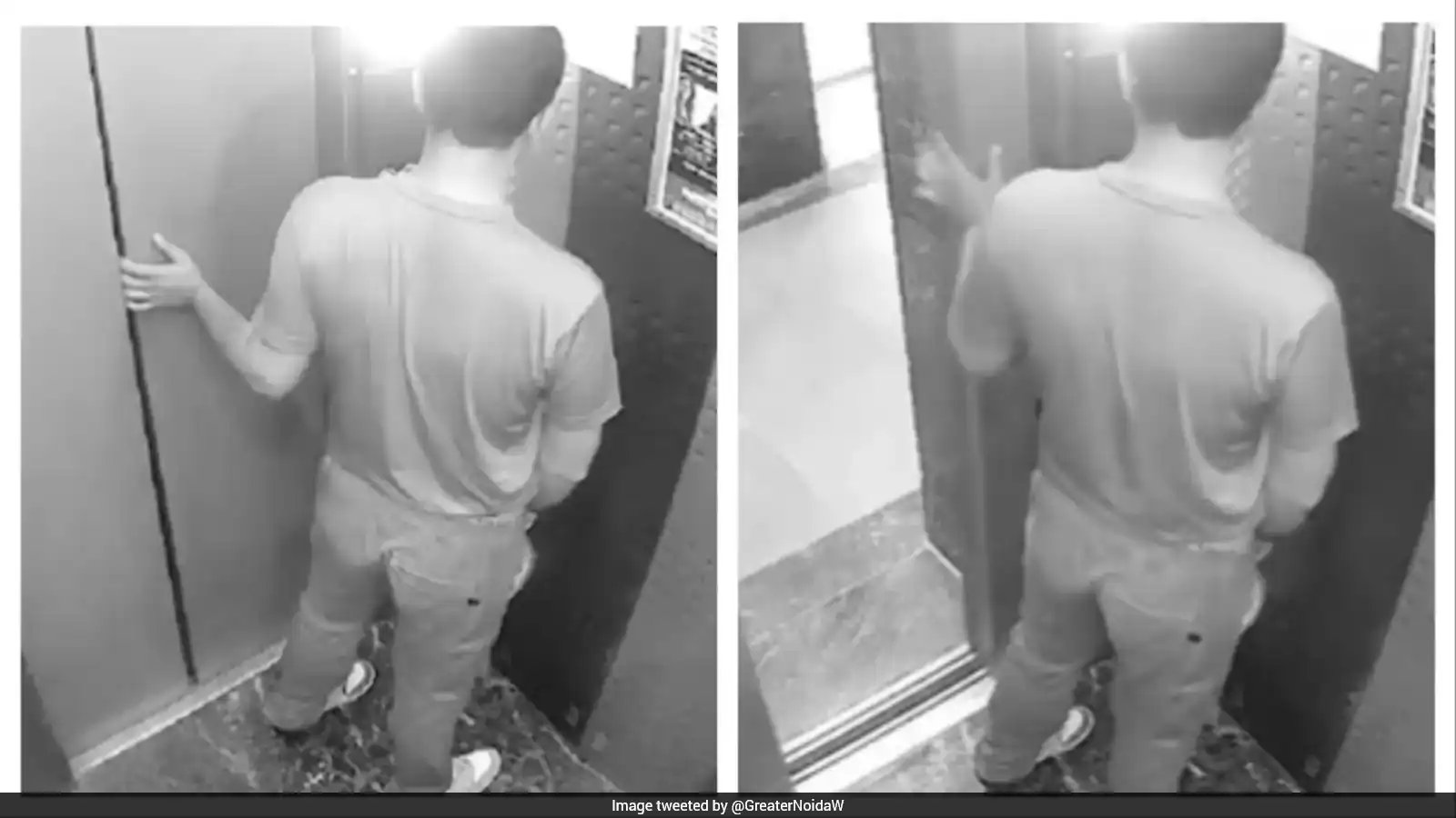 Ghaziabad Man Caught Urinating In Shipra Krishna Vista Lift, Video Sparks Outrage