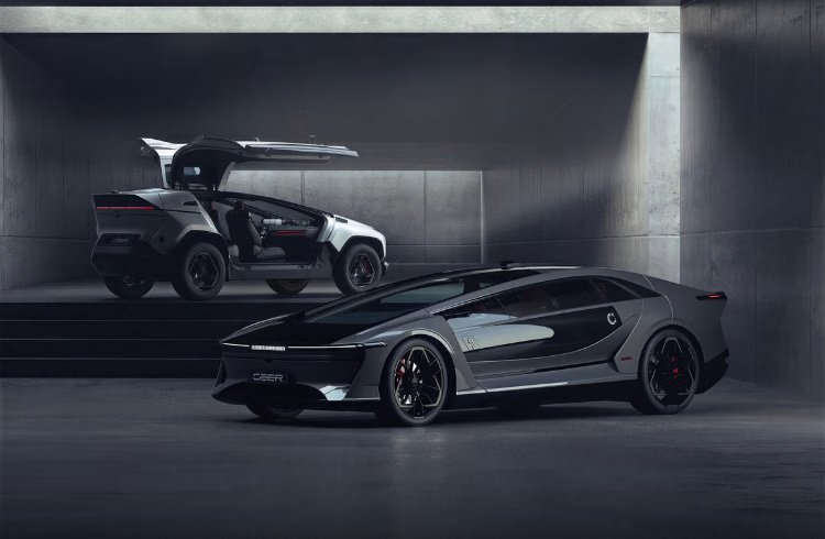 CEER EXOBOT Sedan & SUV Debut as Saudi's First Passenger EVs
