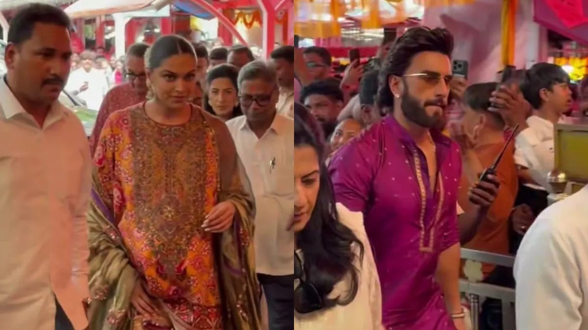 Ranveer Singh and Deepika Padukone Visit Siddhivinayak Temple Before Second Child