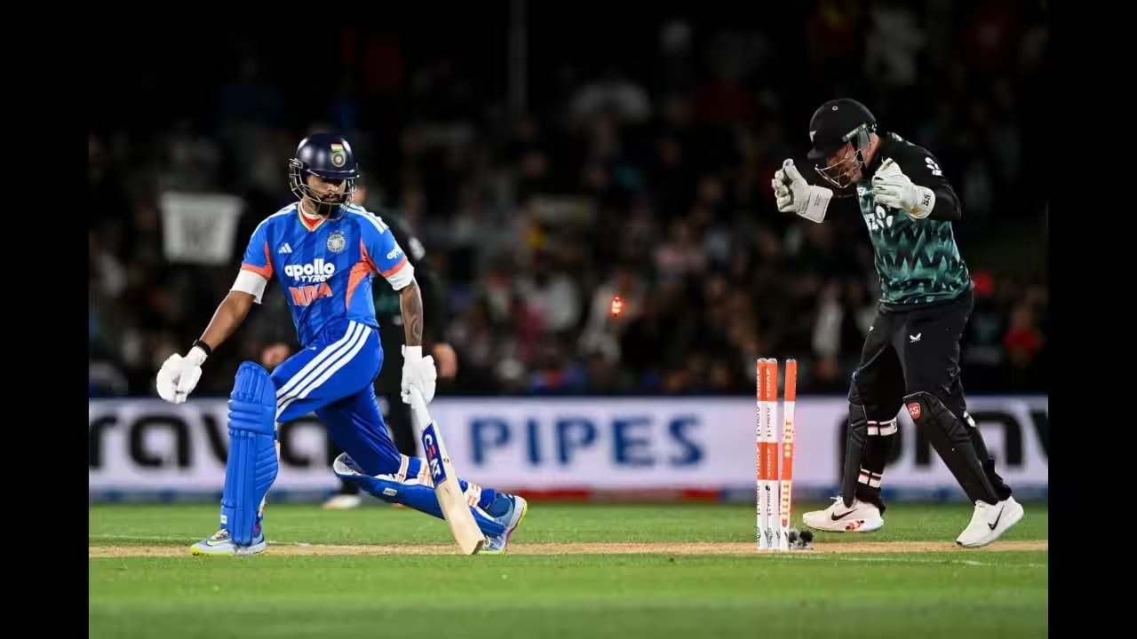 India Wins T20I by 4 Wickets as New Zealand's Santner Takes 4‑32