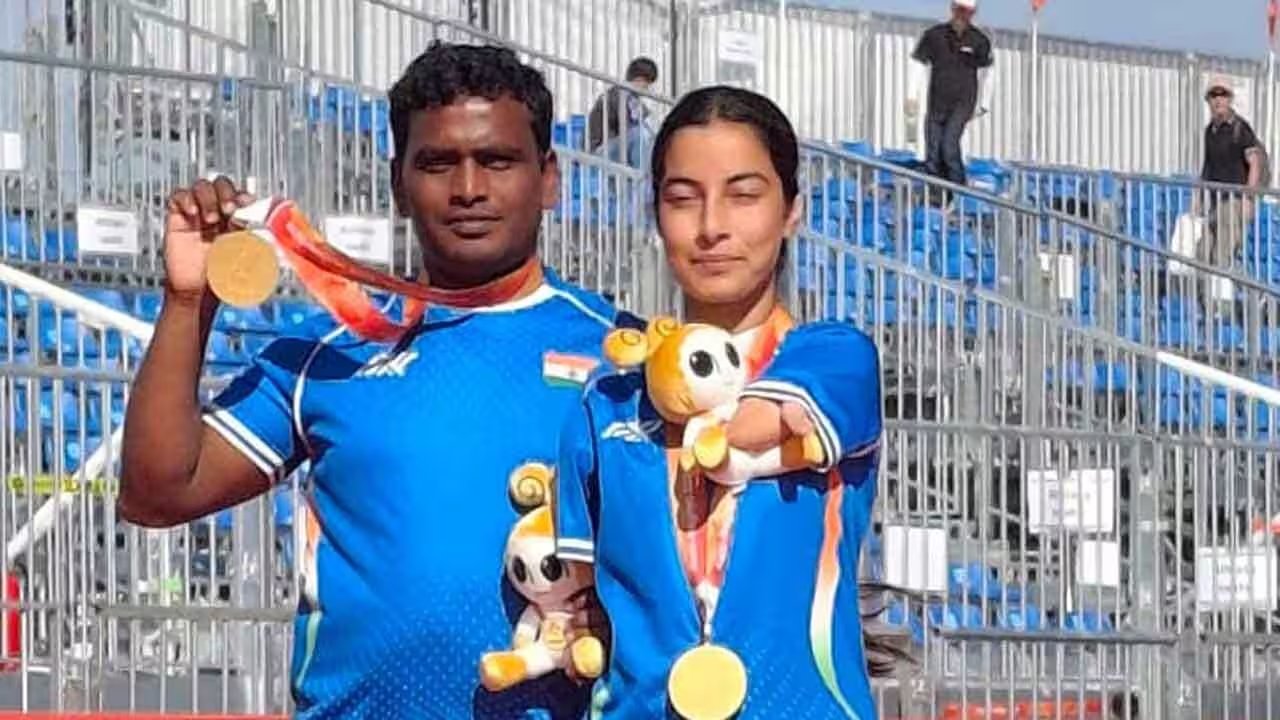Sheetal Devi, Toman Kumar Win Gold with 151-148 Victory at Asian Para Games