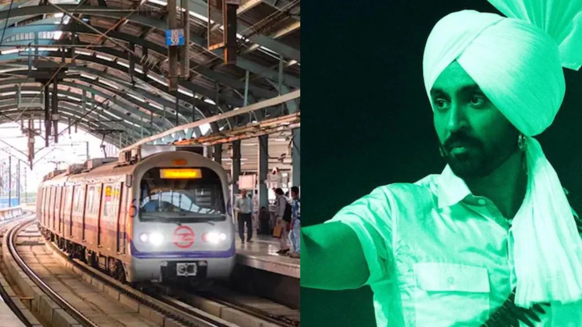 Delhi Metro Extends Services for 70,000 Fans at Diljit Dosanjh Concert