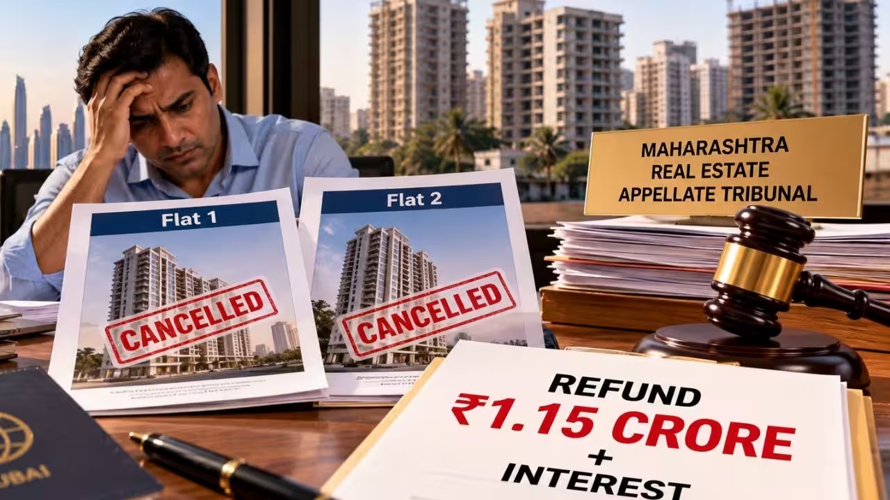 MahaREAT Orders Dubai Buyer Refund of ₹1.15 Cr After Builder's Unfair Clause