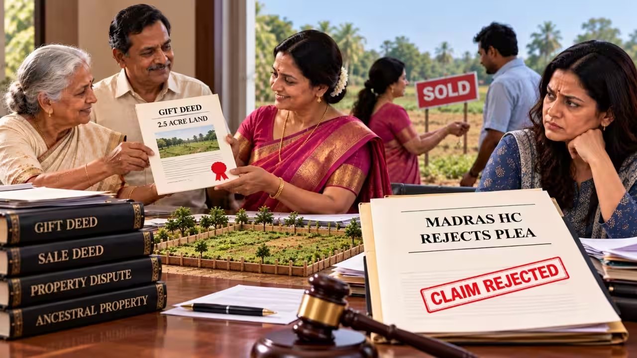 Madras HC rejects daughter's claim to 2.5 acres, rules land self-acquired, not ancestral