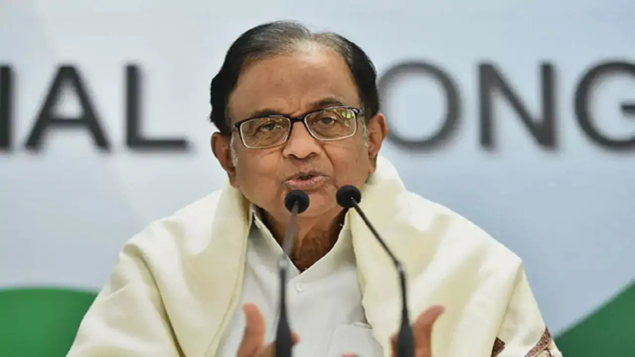 P Chidambaram Defends 'Regime Change' Ahead of BJP Clash Over Election Protest