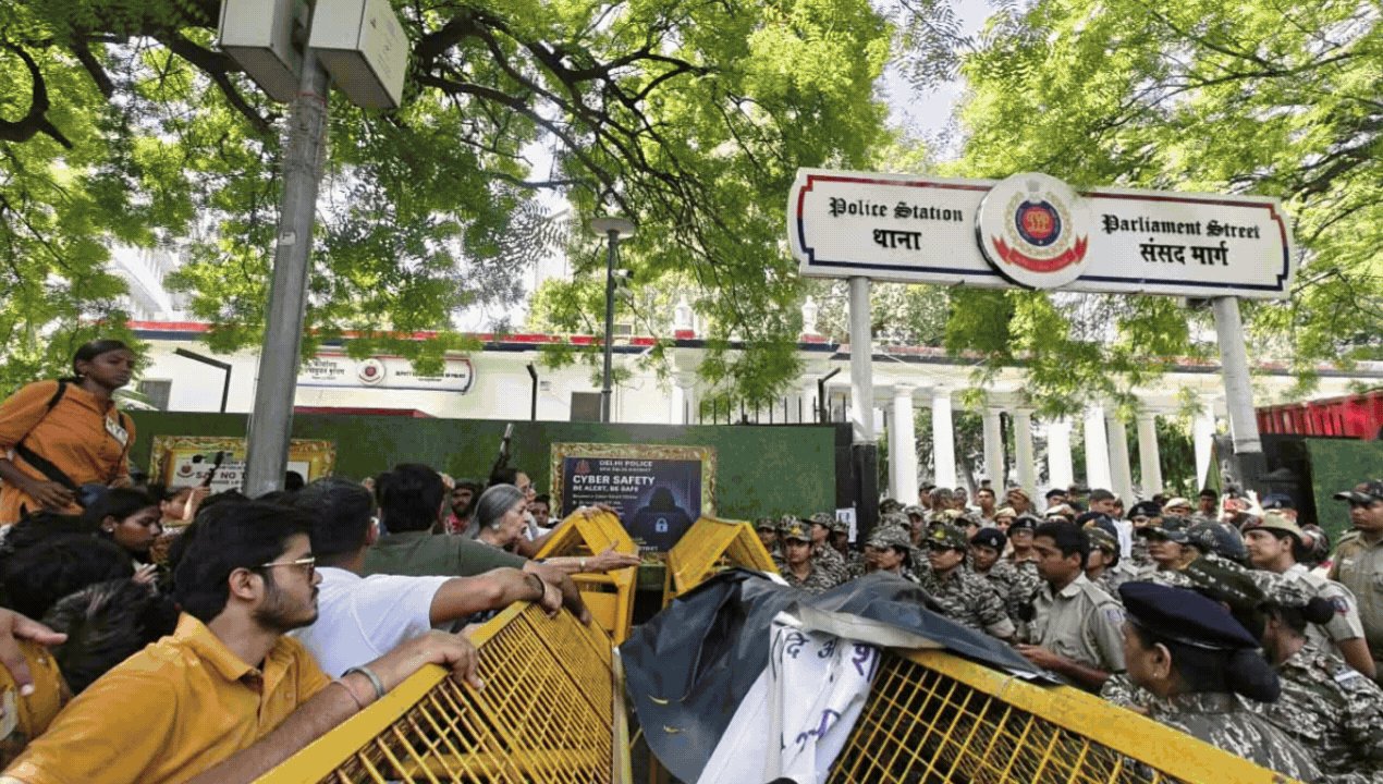 Delhi Protestors Demand Gyanesh Kumar Resign Over Police Harassment Claims