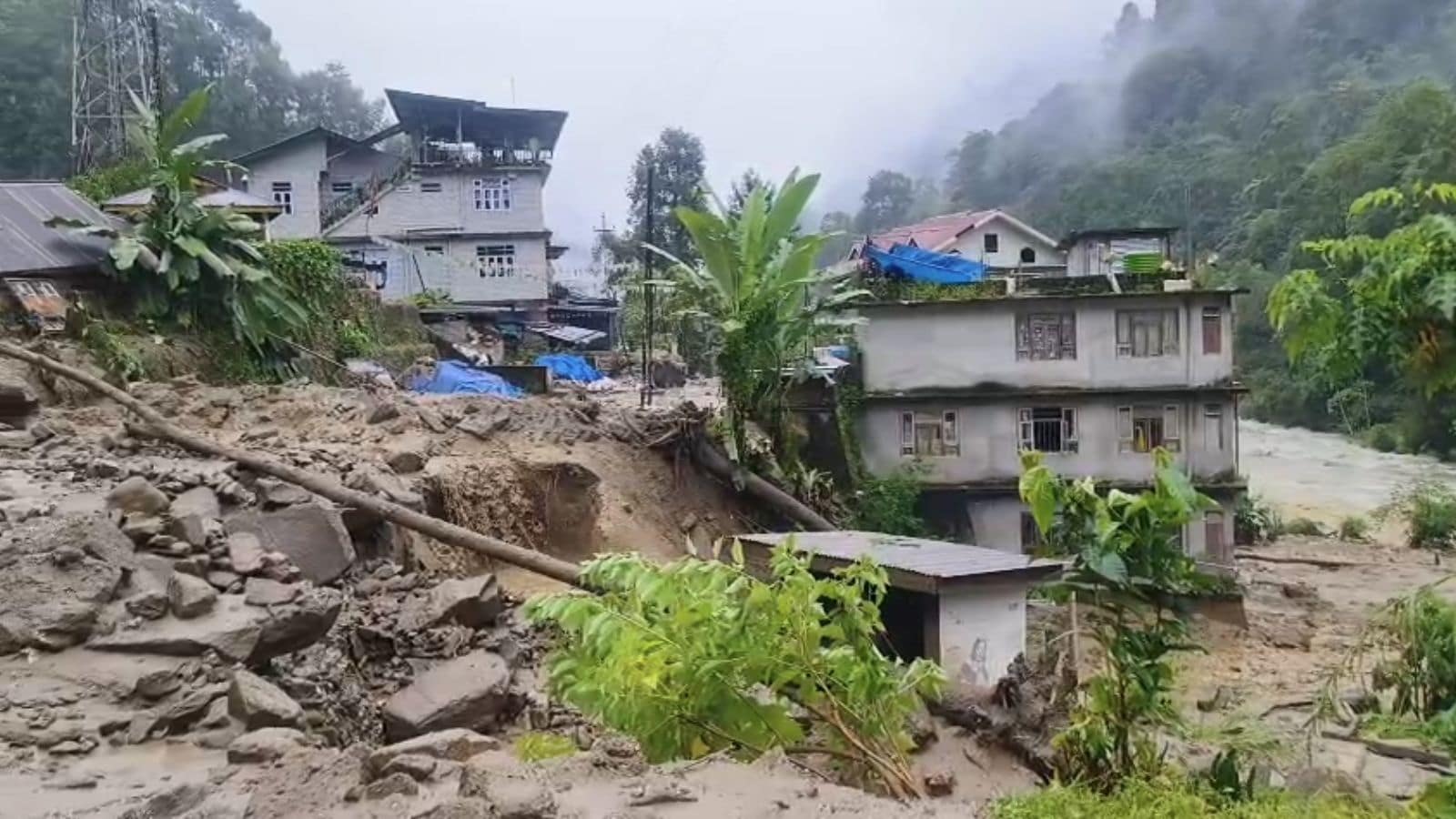Sikkim considers declaring Rimbi village uninhabitable after 107 residents displaced by landslides