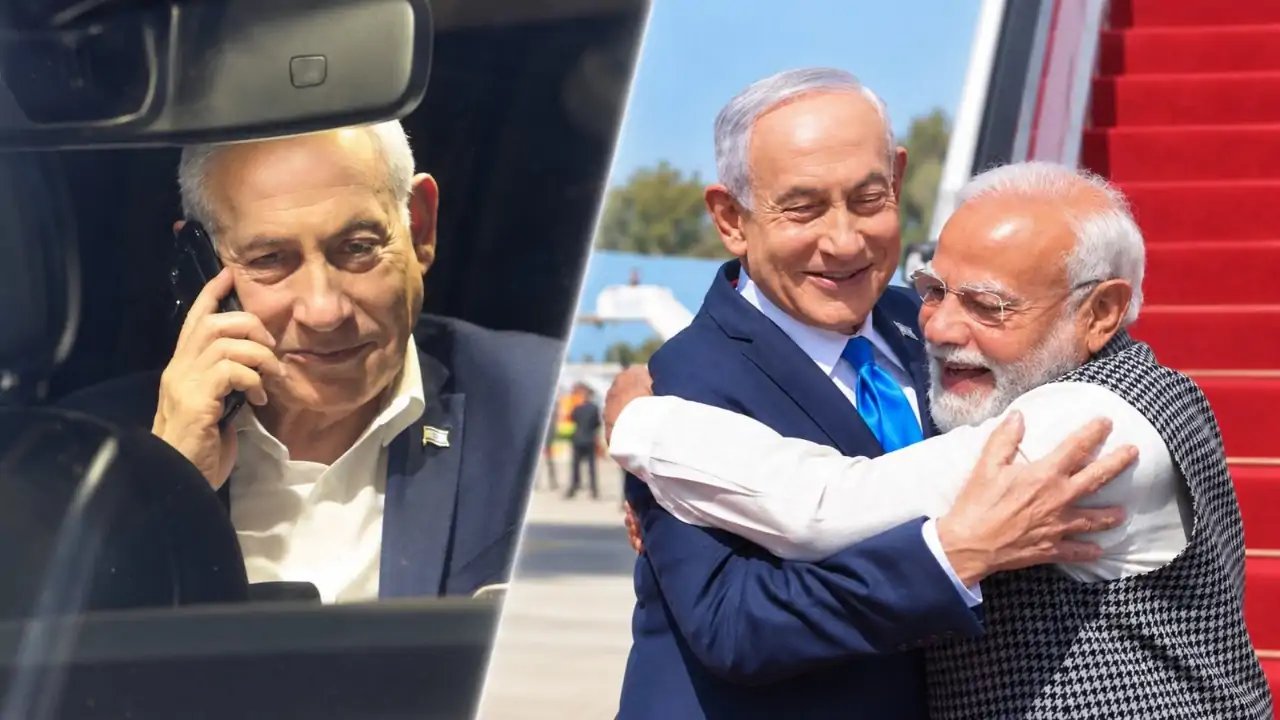 Netanyahu Calls Modi to Light Torch with Indian Pilot on Israel's 75th Independence Day