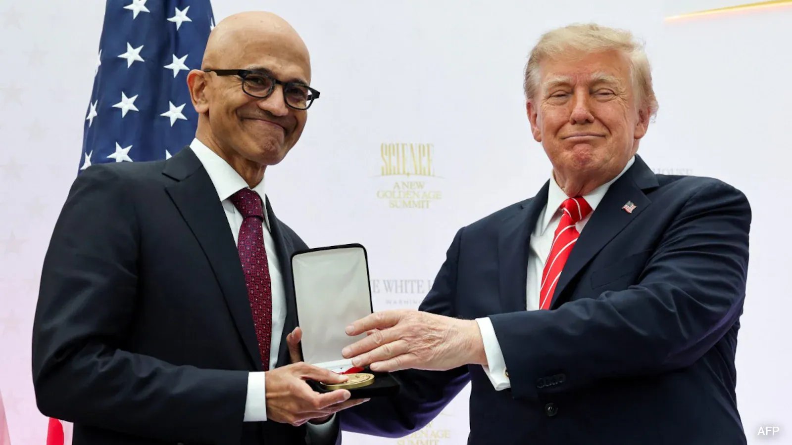 Trump Honors Satya Nadella While Vance Suspends Microsoft from Green‑Card Program