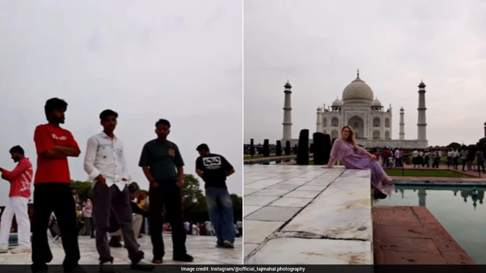 Taj Mahal Photographer Confronts Men Staring at Foreign Woman, Sparks Social Media Outcry