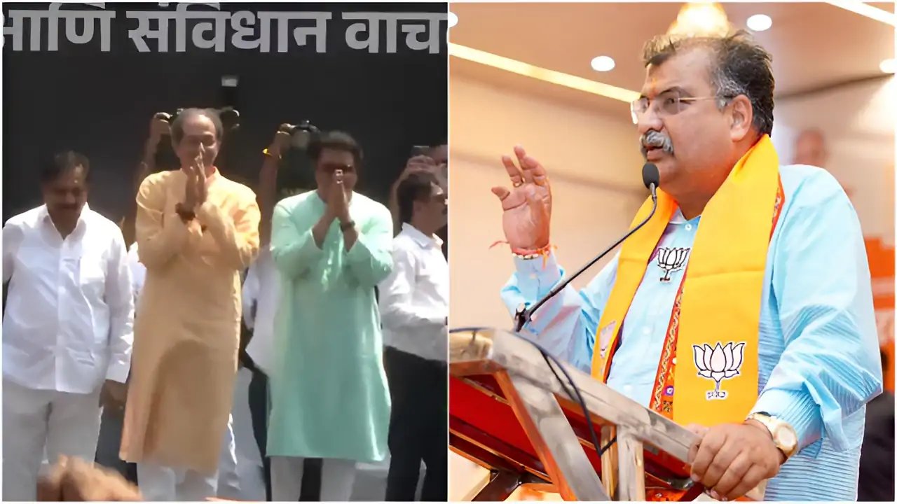 Ravindra Chavan Fires Back at Thackeray Brothers Over SIR Protest
