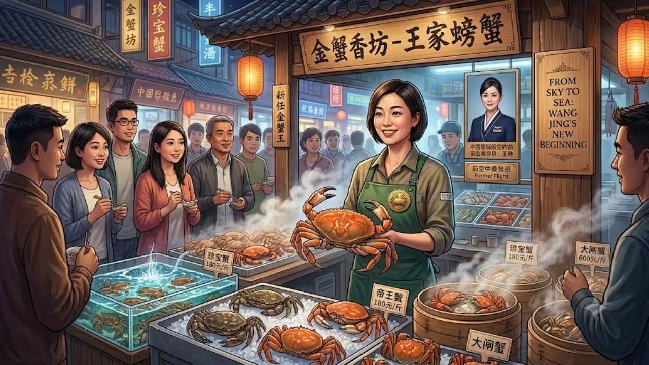 From Flight Attendant to Crab Queen: Ningbo’s Fresh Seafood Boom