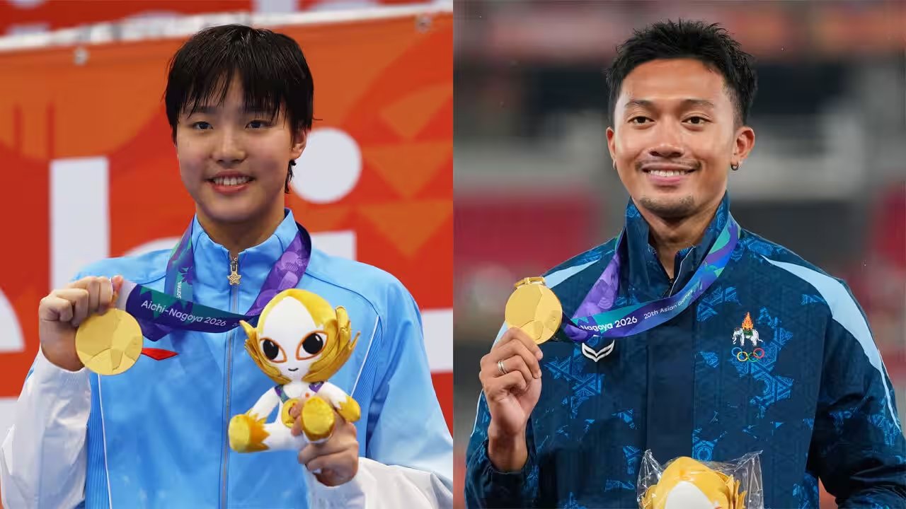 Yu Zidi & Puripol Boonson Take Asian Games MVPs with 3 & 2 Golds