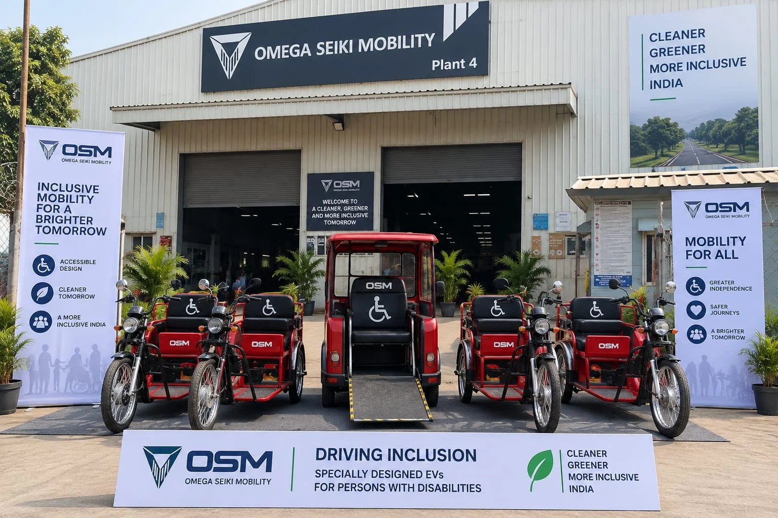 Omega Seiki Mobility to Build 1st Inclusive EV for Persons with Disabilities