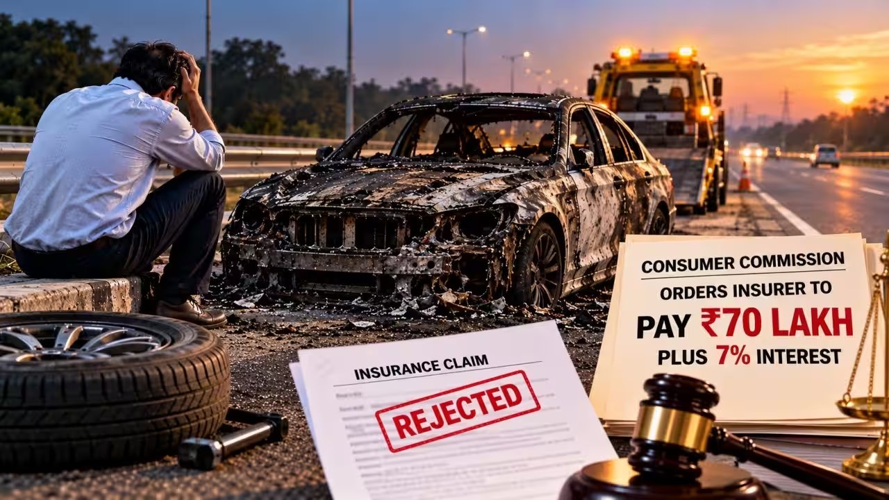 Solapur BMW Owner Wins Rs 70L Claim After Vehicle Burned Overnight