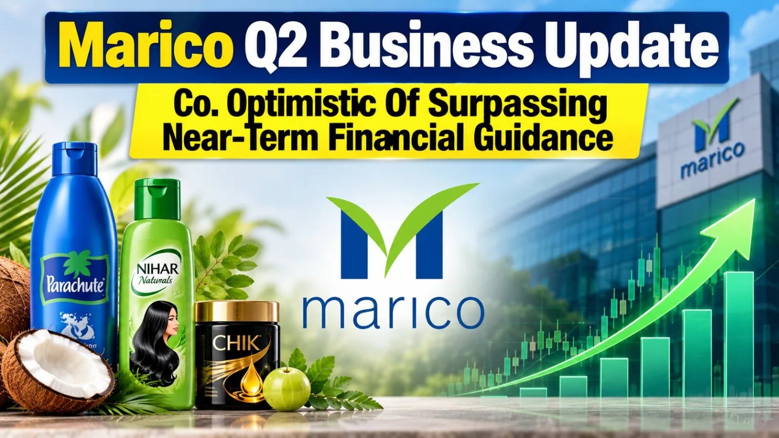 Marico Q2 Revenue Hits Double‑Digit Growth, Stock Gains 1%