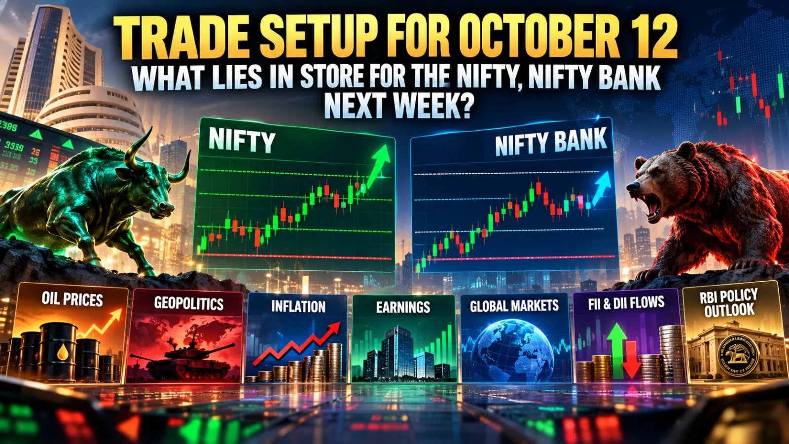 Nifty Gains 100 Points, Weekly Candle Turns Green After Eight Weeks of Decline