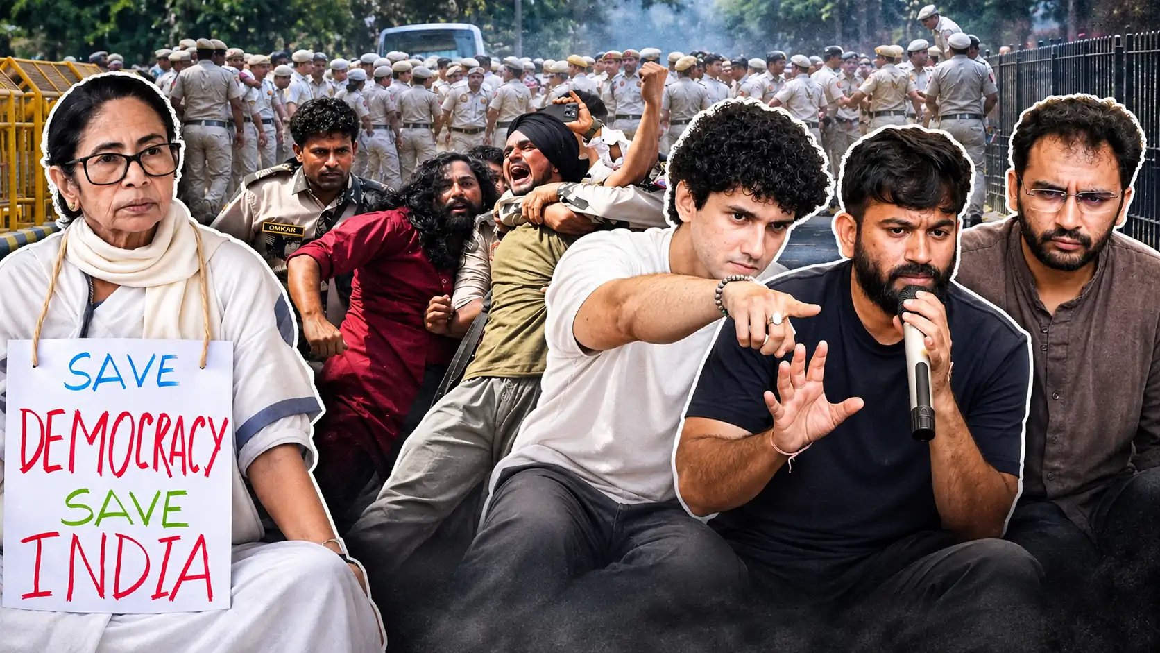 India Detains 10,000 Protesters As Delhi Police Seizes Jantar Mantar