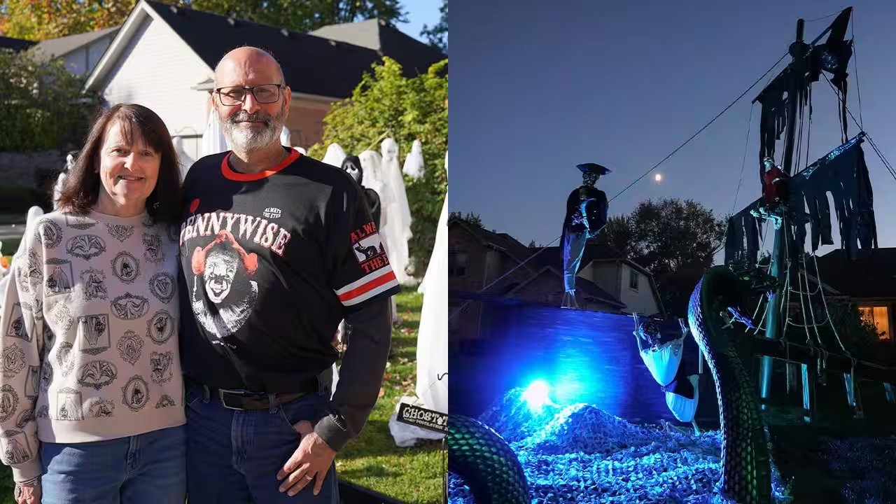 Nathan Robinson Family Builds Live Pirate Ship Display in Sterling Heights