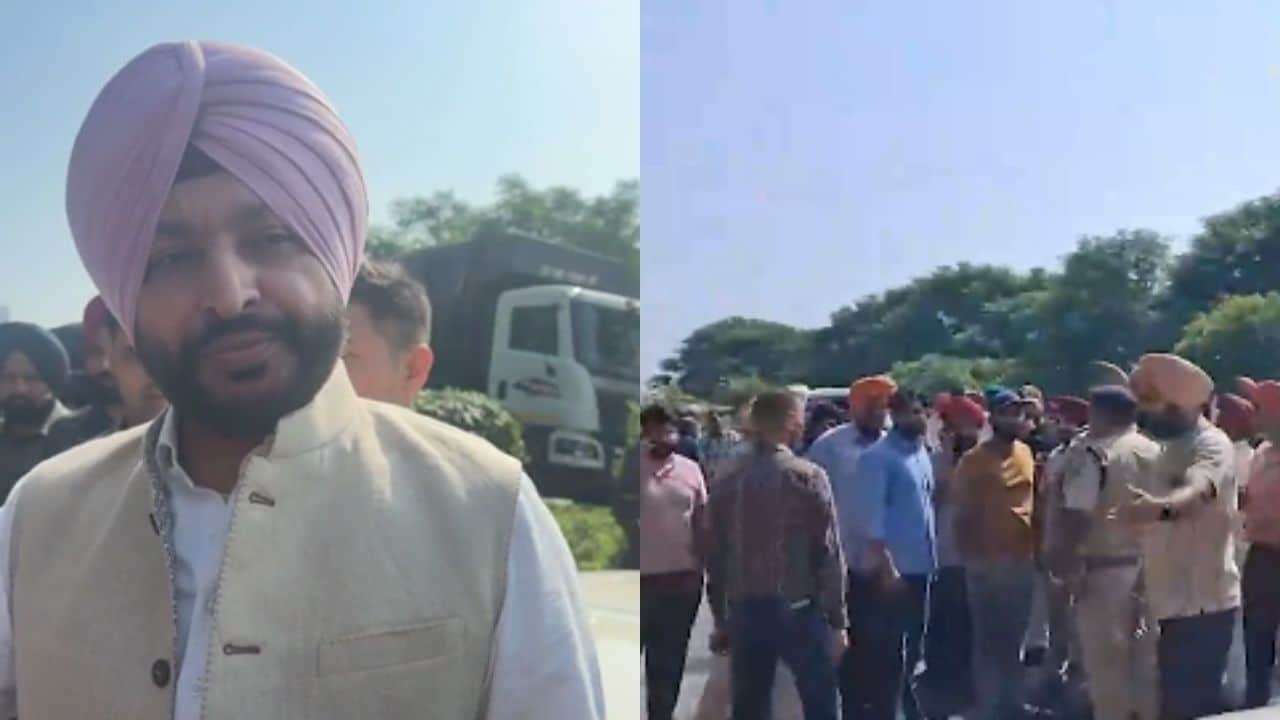 BJP Leader Ravneet Singh Bittu’s Convoy Attacked Near Batala, Punjab, on September 18