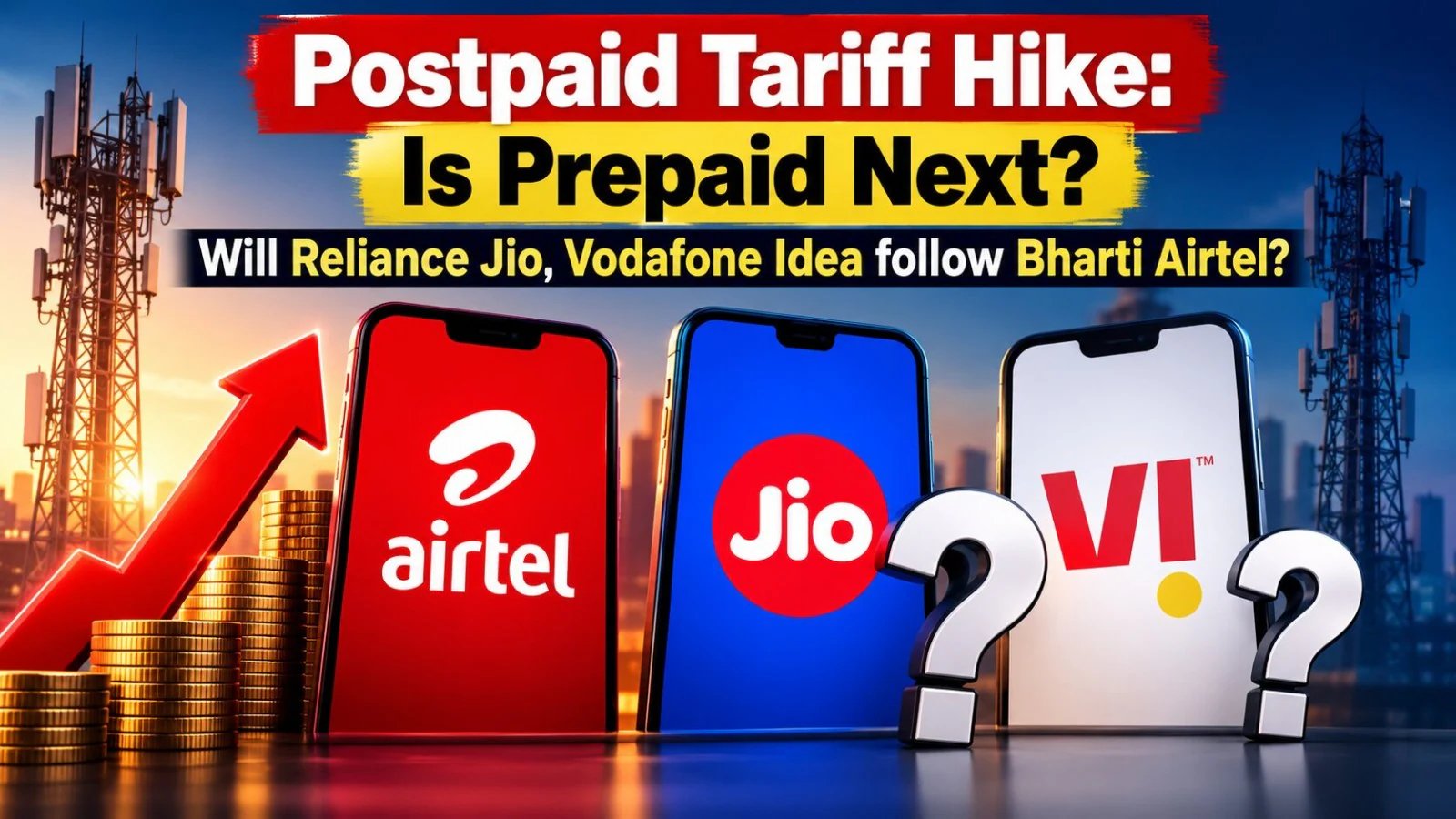Bharti Airtel Raises Postpaid Tariffs by ₹50, Q4 ARPU Climbs to ₹245