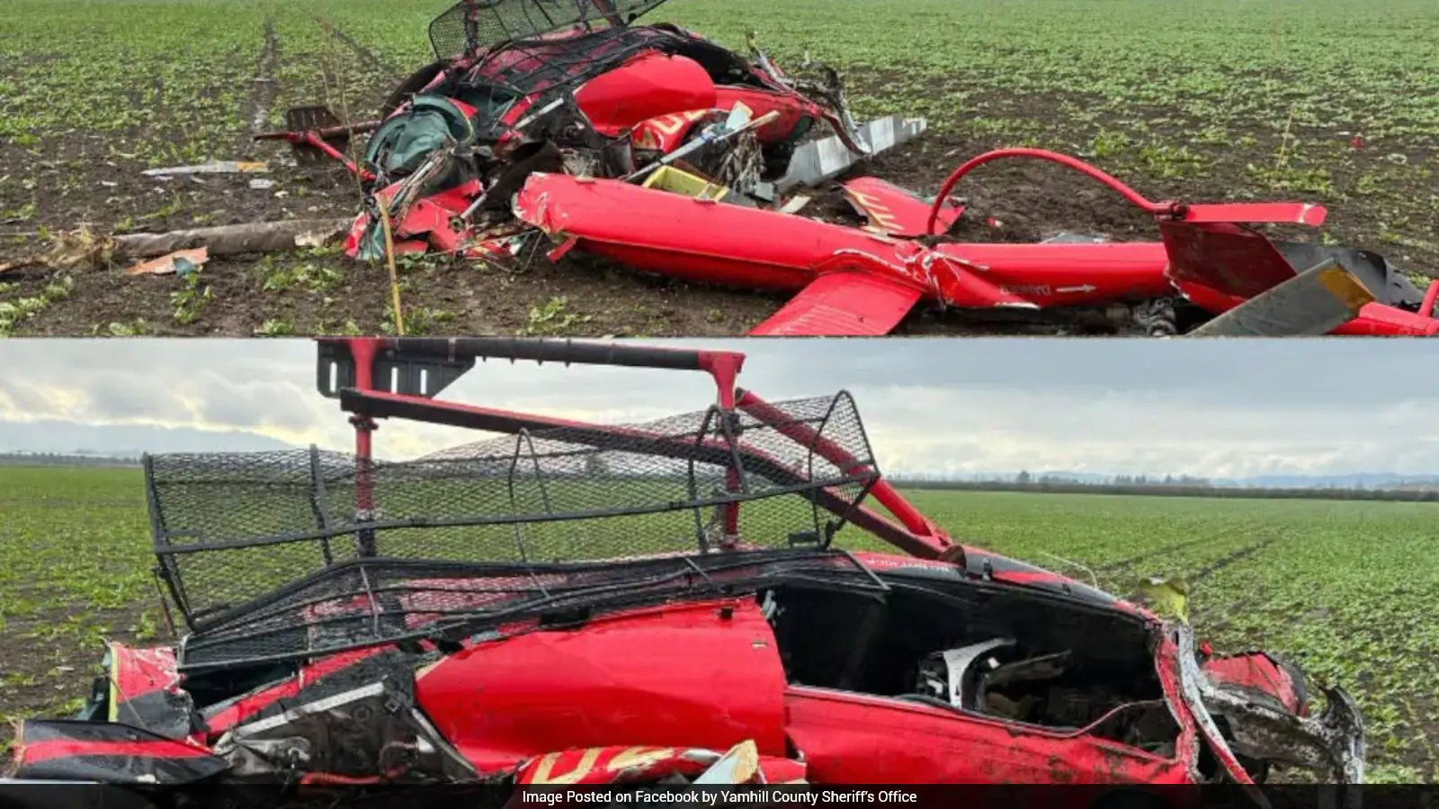 Three Killed as Two Helicopters Collide Near Oregon Airport, Highway Closed