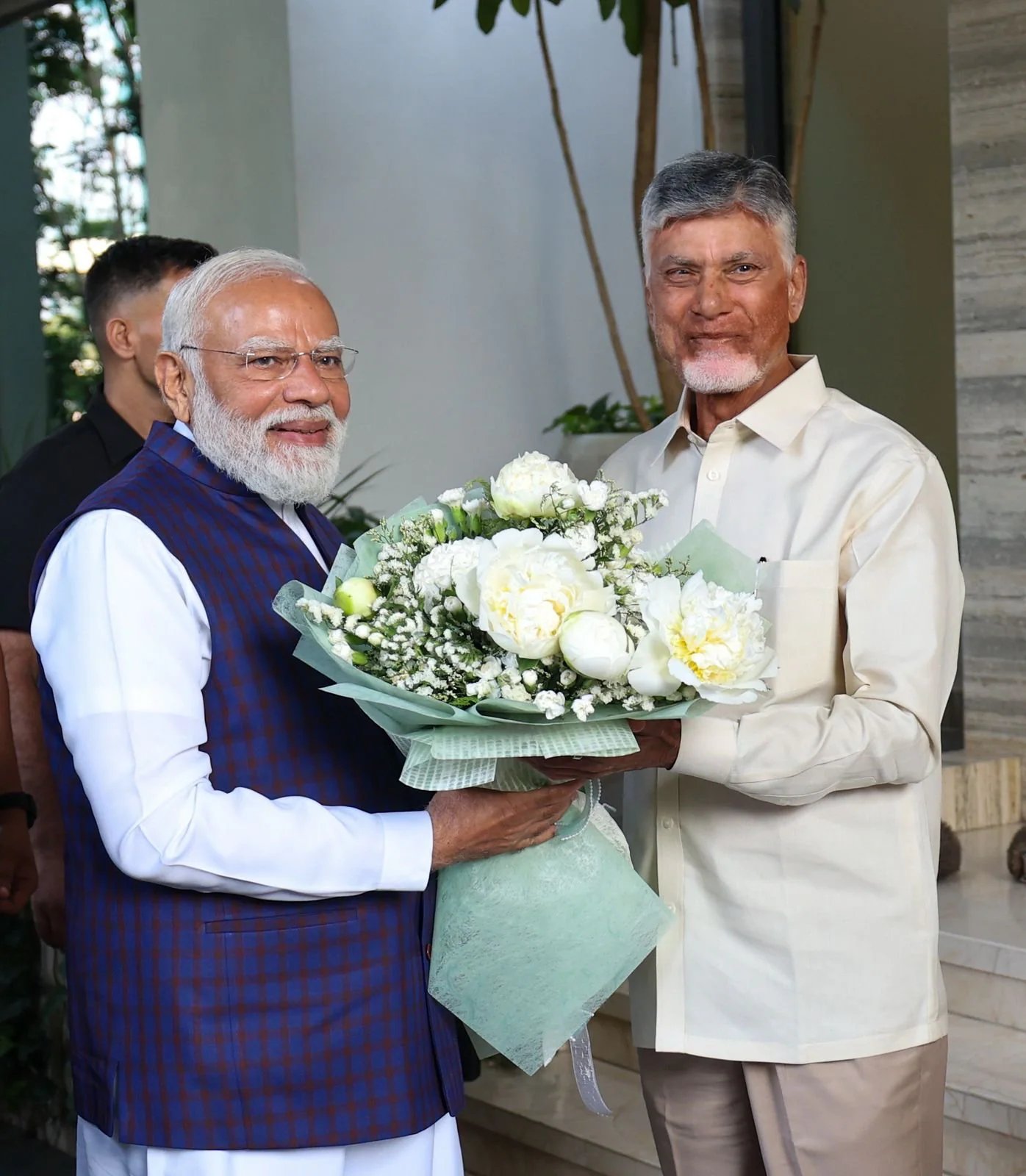 Chandrababu Naidu Arrives in Varanasi for Modi’s 76th Birthday Seva Sankalp