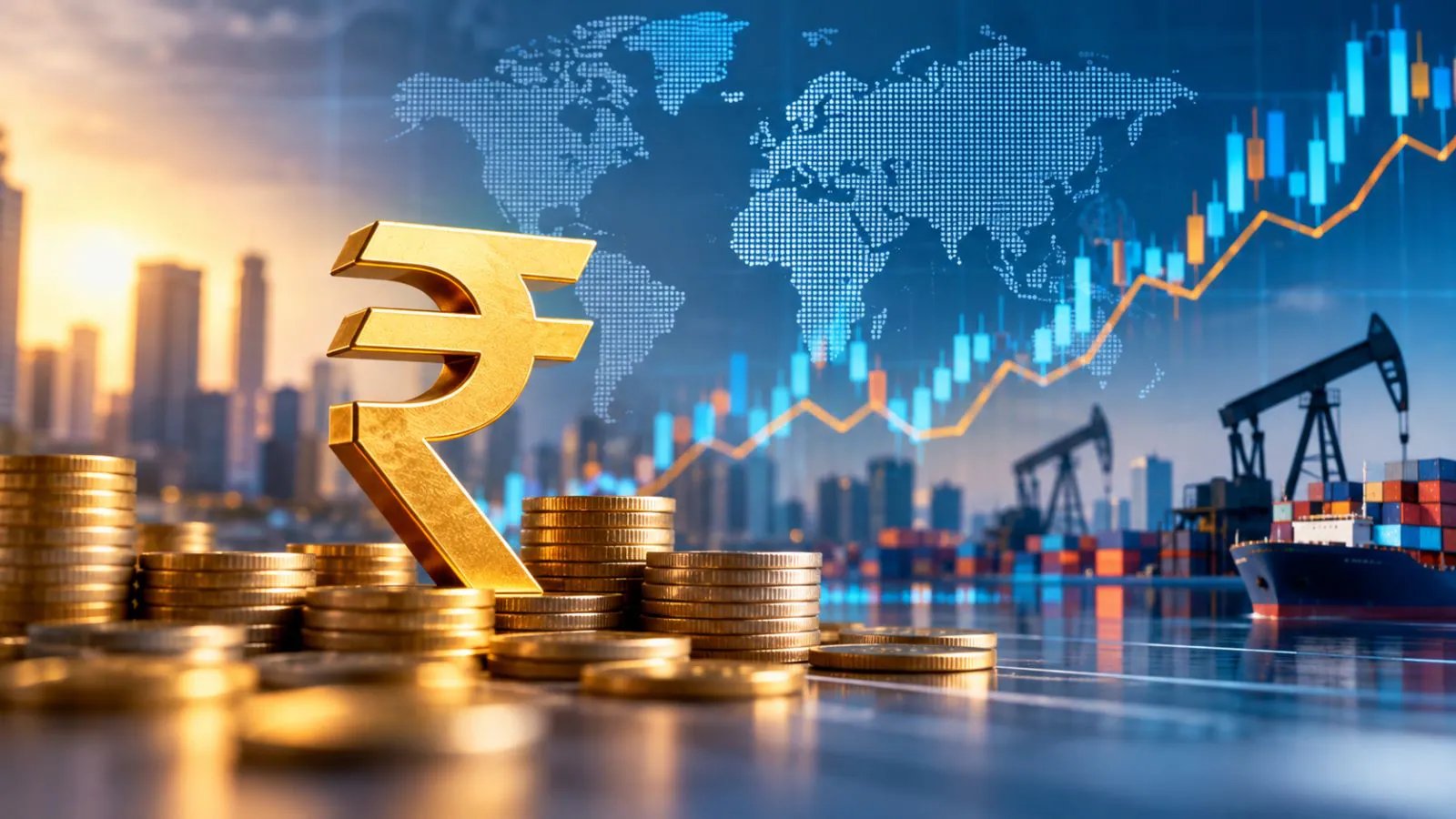 Rupee Strengthens to 94.50, RBI Raises Hedging Costs to 5.1%