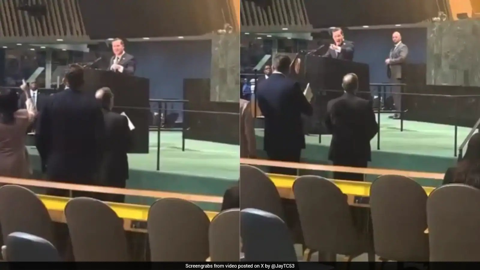 US Ambassador Waltz and Cuba's FM Rodriguez Clash in UN Shouting Match on Tuesday