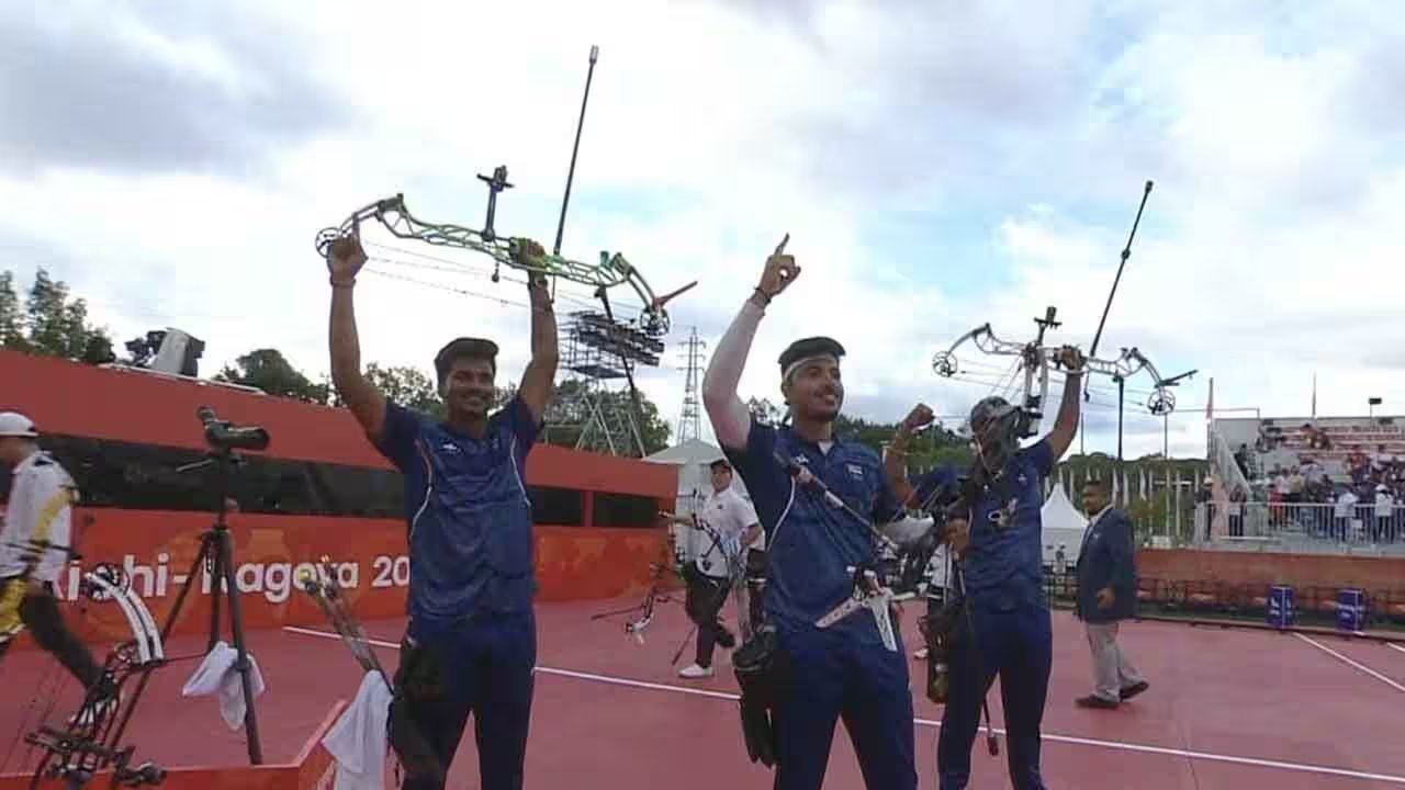 Dalal, Jadhav, Ratnam Win Men's Compound Gold 238-237 Over China