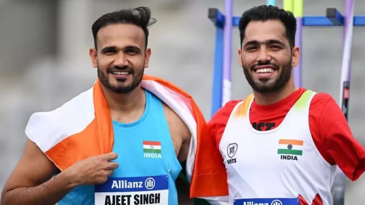 Rinku Clinches Gold at 65.11m, Ajeet Snags Silver in Javelin F46