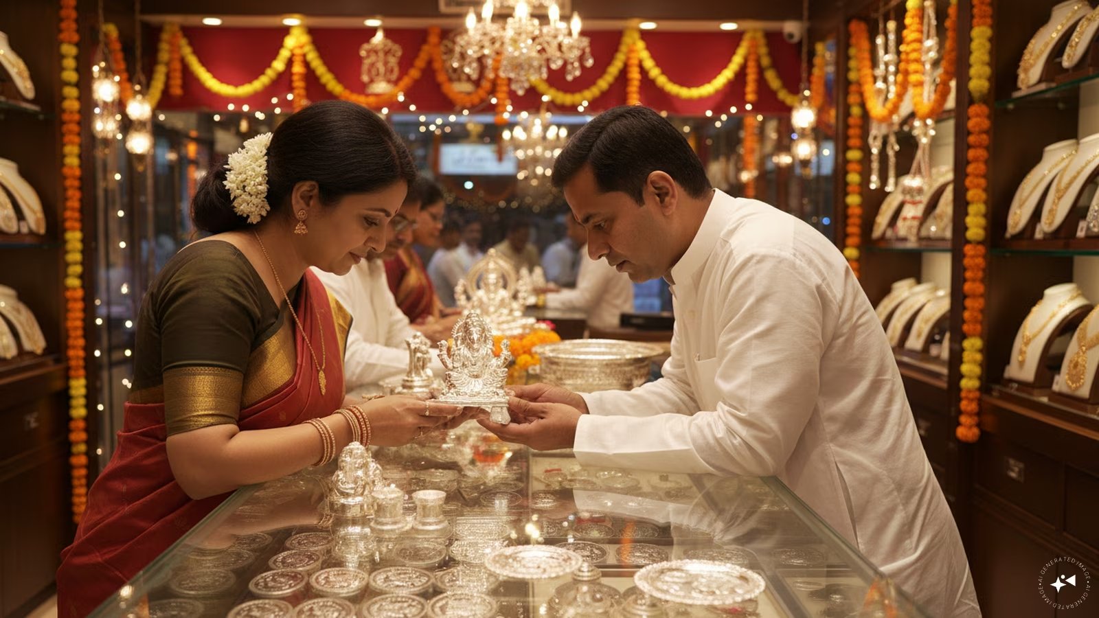 Silver Prices Drop 53% from January Peak, Trade at ₹1.96 Lakh/kg