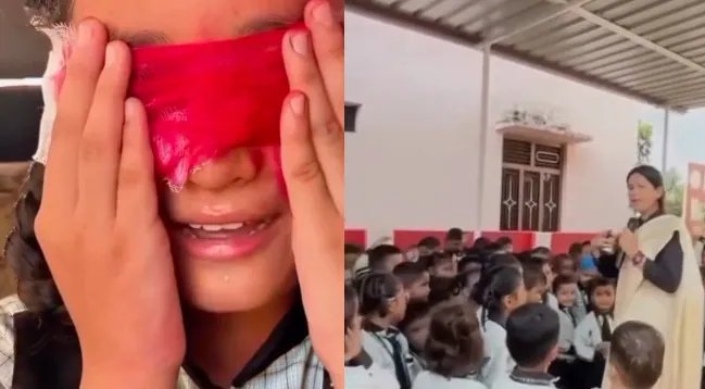 Adarsh India Montessori School Conducts Shock Anti‑Mobile Drill, Kid Staged Eye Injury, Authorities Investigate