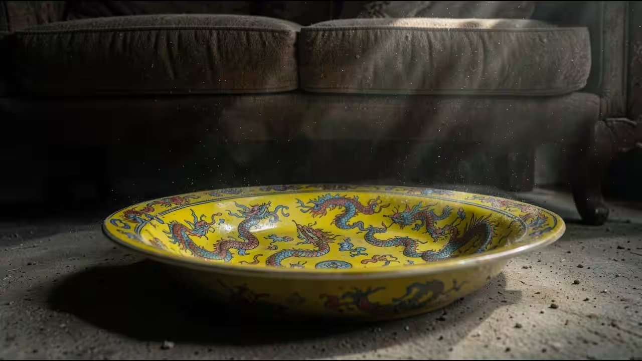 London Family Finds £30,000 Imperial Porcelain Dish Under Sofa