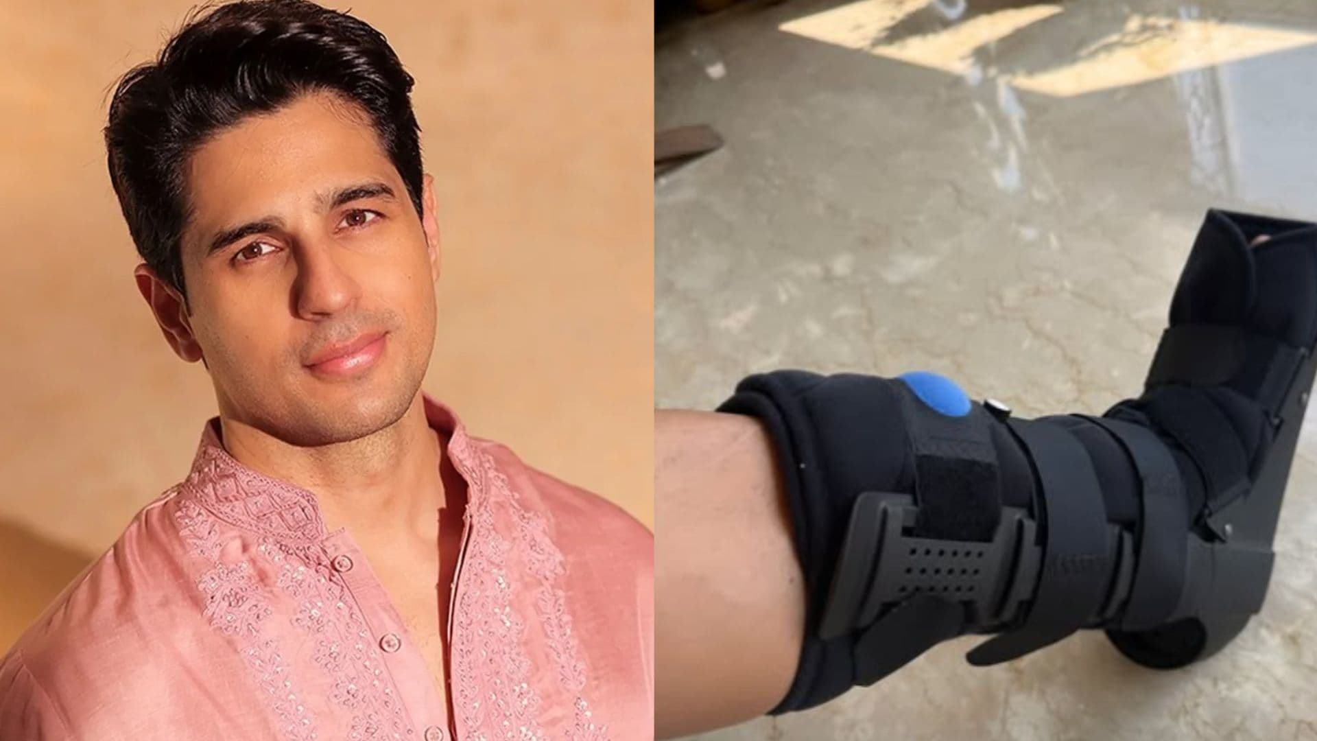 Sidharth Malhotra Posts Hospital Boot After "Break a Leg"—Fans React