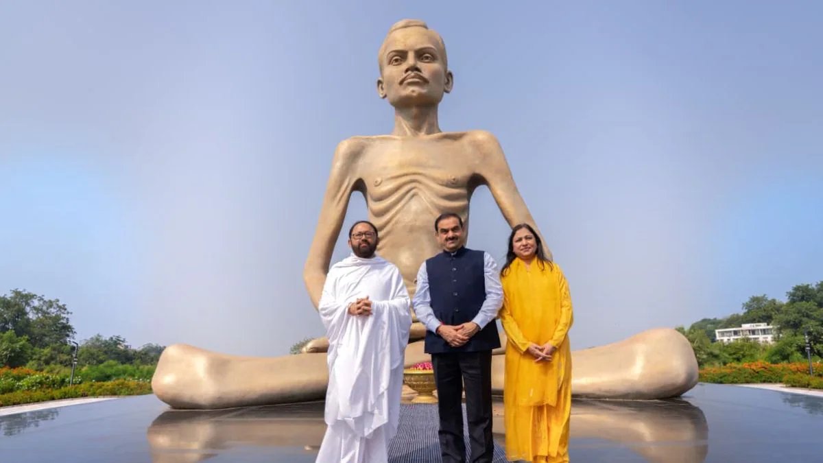 Gautam Adani Visits Shrimad Rajchandra Ashram in Gujarat on Navratri Sunday