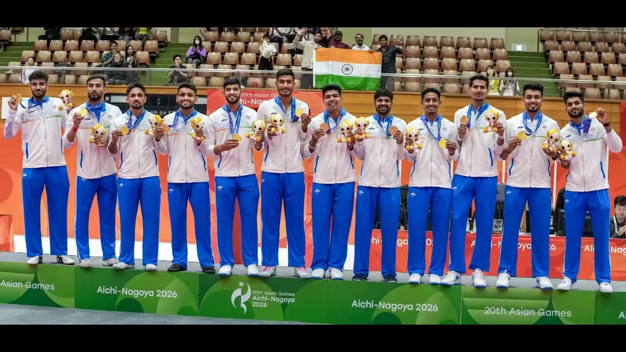 Indian Gold Medalists Secure ₹30 Lakh Each at Asian Games