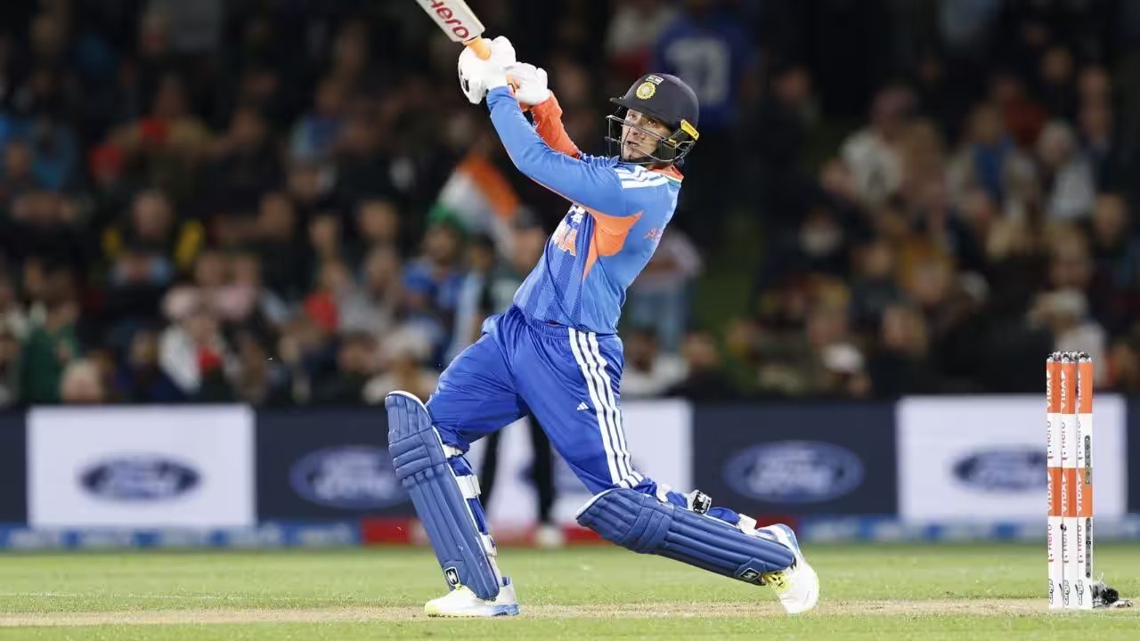 Abhishek Sharma Hits Seventh First‑Ball Six as India Chase 226
