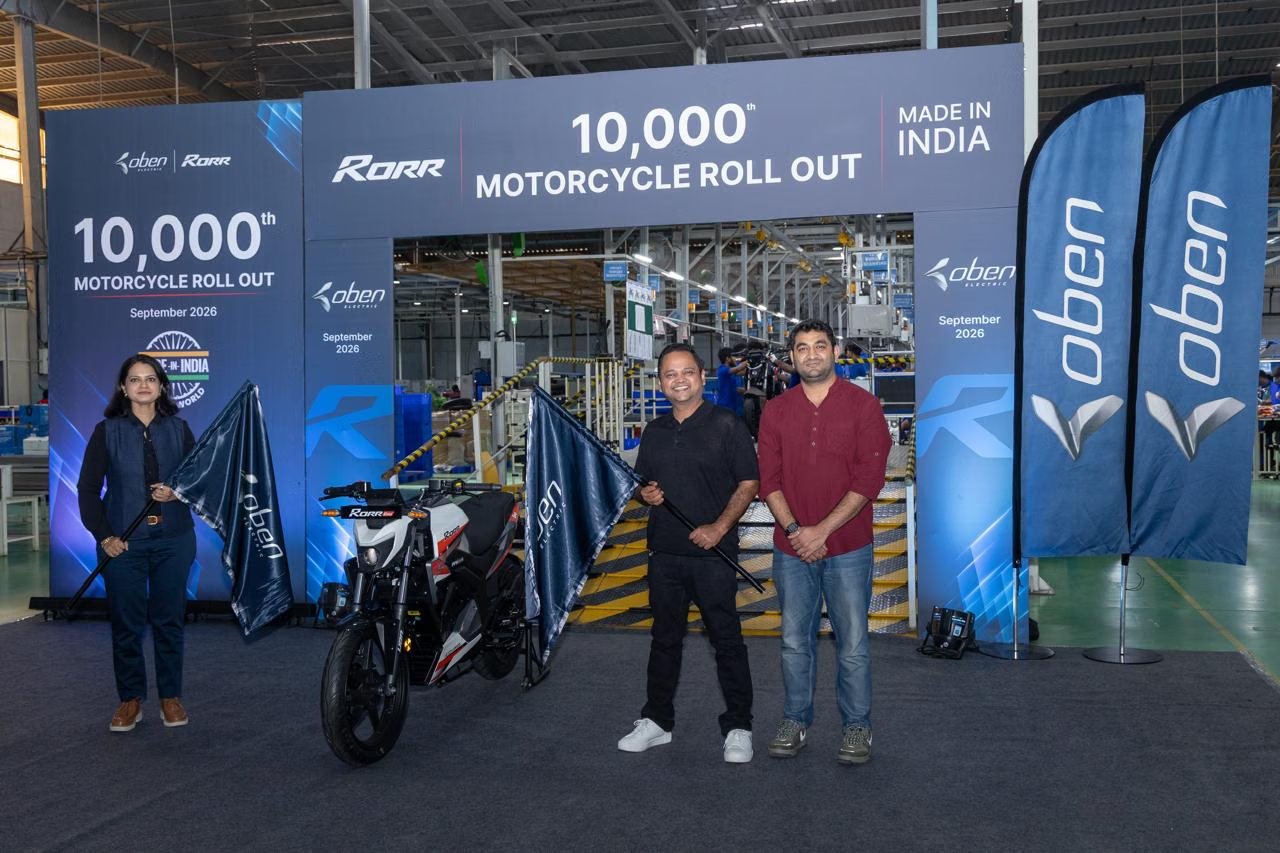 Oben Rorr Evo Hits 10,000th Unit, 25,000 Bookings and Expands Dealerships