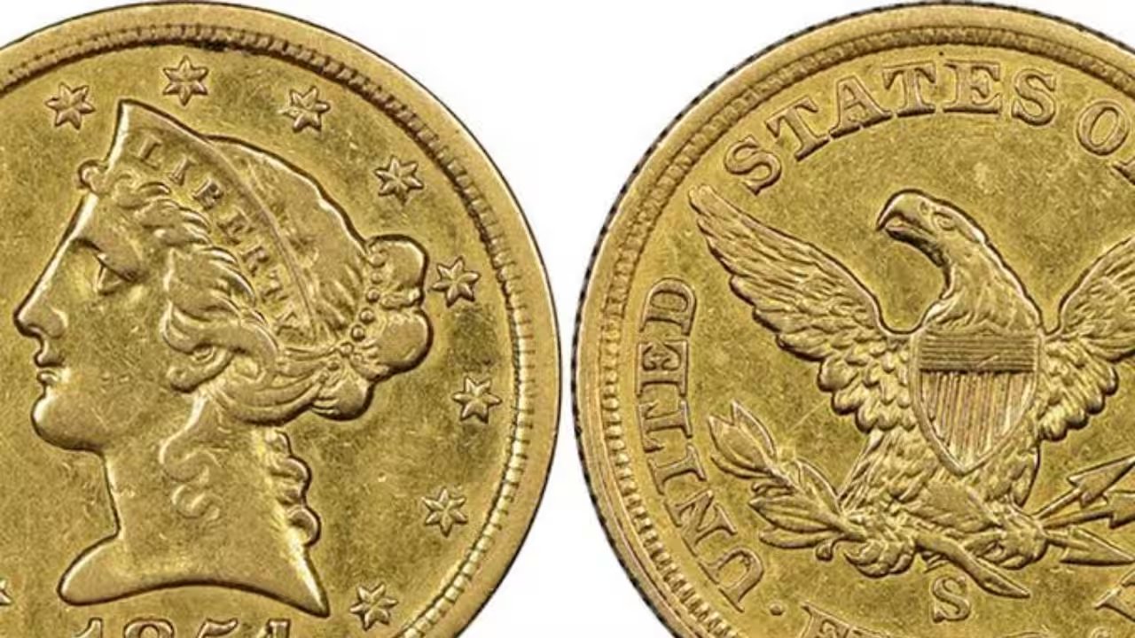1867‑S Liberty Half Eagle Sells for $97,600 After 159 Years