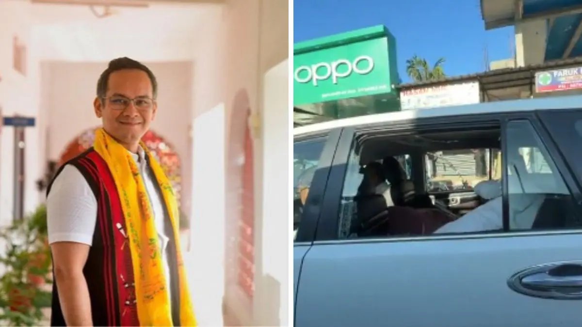 Gaurav Gogoi's Car Attacked in Assam, Police Fail to Intervene