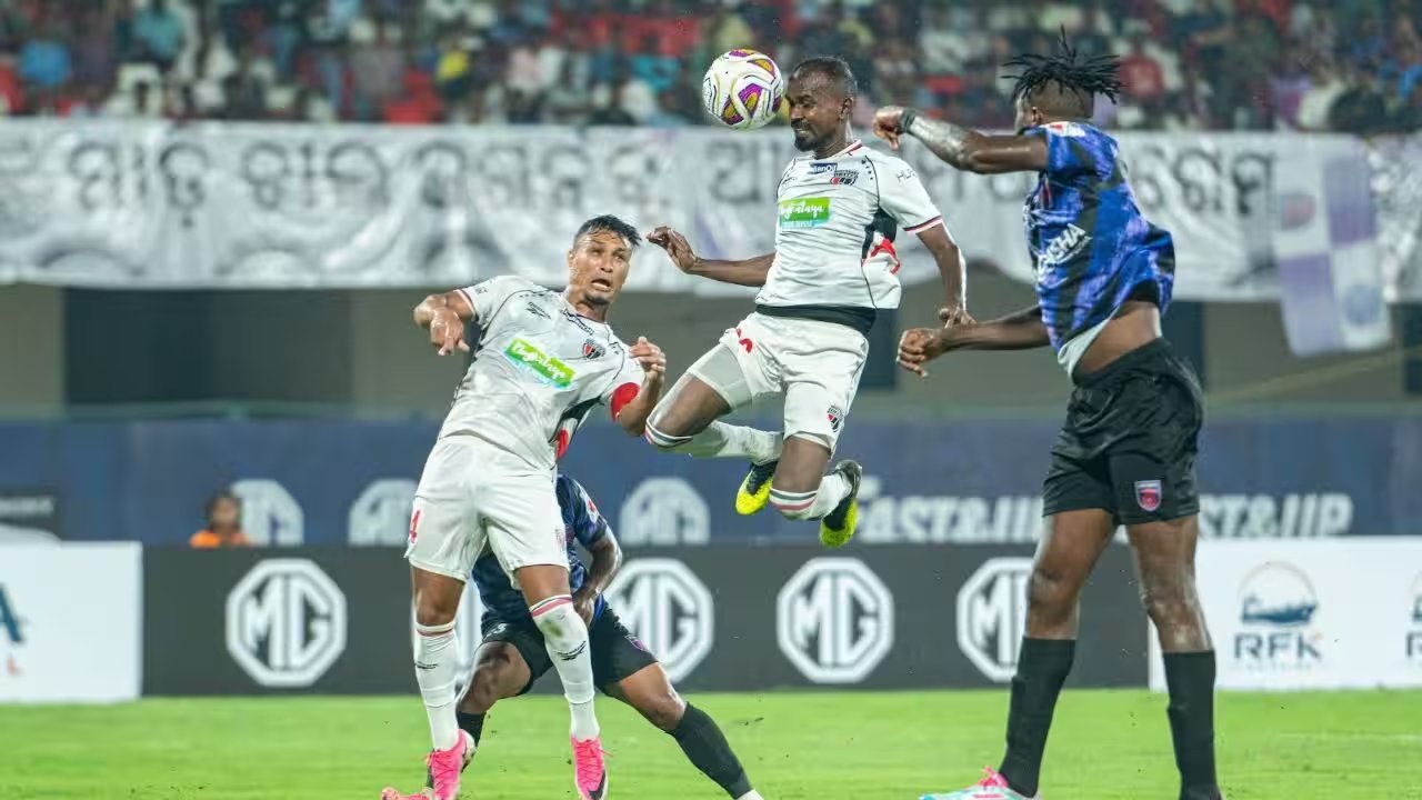 Ajaraie Misses 95th-Minute Penalty as NEUFC Draw 0-0 With Odisha, Top Table