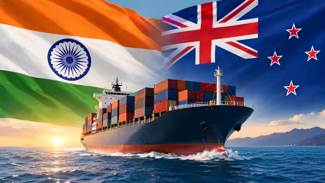 India, New Zealand Sign FTA Granting 100% Duty‑Free Access, Targets $7B Trade by 2030