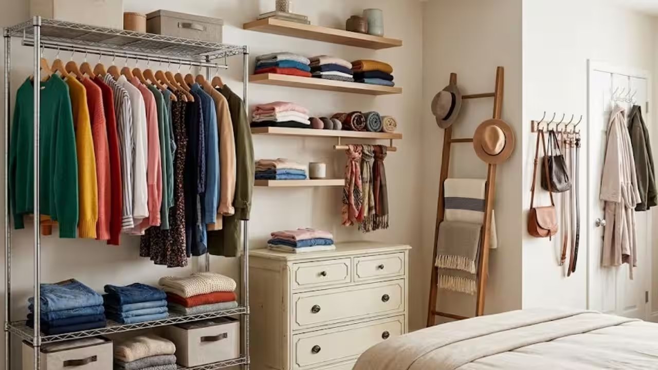 Mira 36‑inch Open Clothes Rack: The Tiny Storage Hack That Turns Small Bedrooms Into Organized Sanctuaries