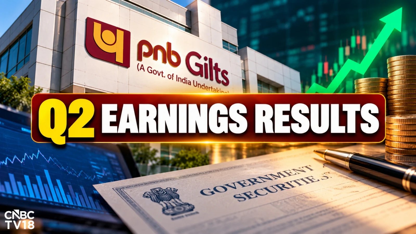 PNB Gilts Q2 Profit Surges ₹44.84 Cr, Shares Rally 12%