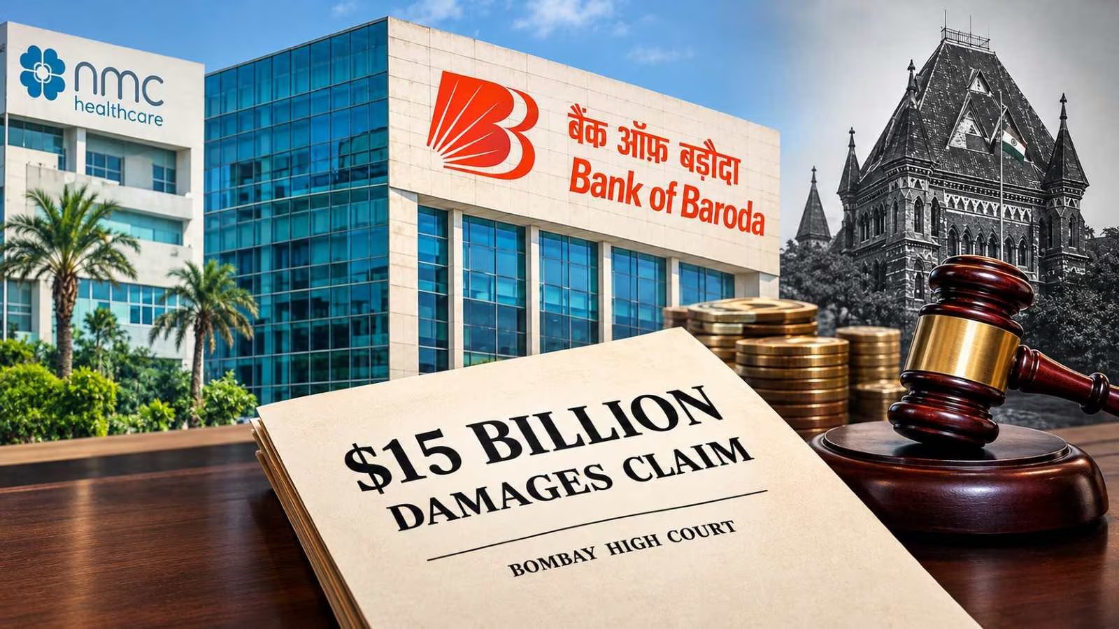 Bank of Baroda Faces $15B Suit Over NMC Fraud Claims