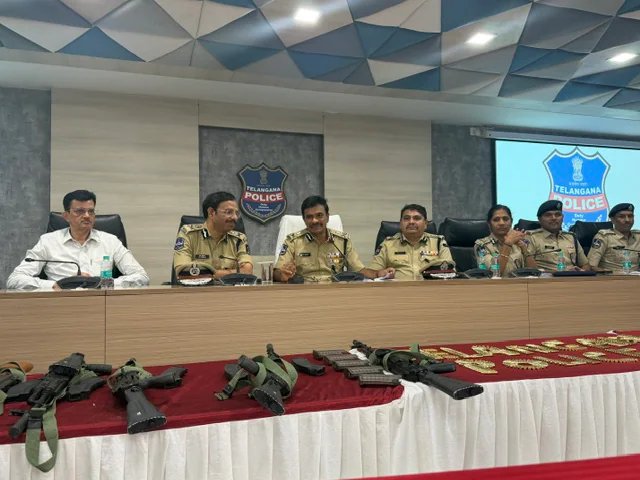 Eight Arrested in Telangana Over 20 Battalion Madras Regiment Armoury Heist